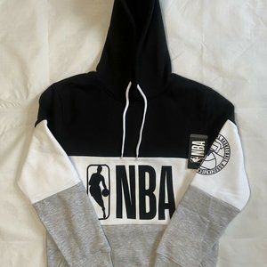 NBA GREY/BLACK/WHITE HOODIE BNWT RETAIL $75 LOGO